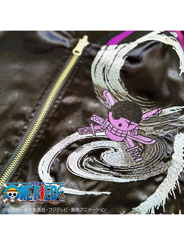 絡繰魂 × ONE PIECE ワンピース スカジャン アニメ グッズ ゾロ 海賊