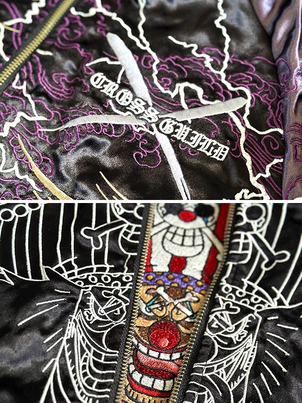 絡繰魂 × ONE PIECE ワンピース スカジャン アニメ クロスギルド