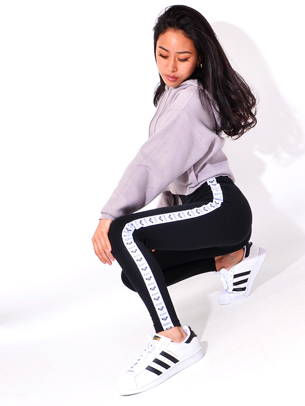 ROXY ロキシー レギンス レディース 10分丈 LOGO LEGGING ロゴ