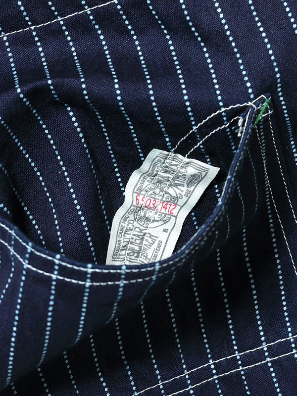 SUGAR CANE シュガーケーン ジャケット 9oz. WABASH STRIPE WORK COAT