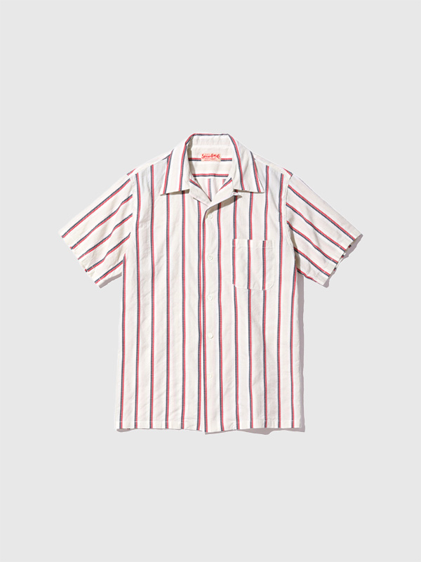 SUGAR CANE �V���K�[�P�[�� �I�[�v�� �V���c ���� �����Y ���f�B�\�X HEART STRIPE OPEN SHIRT �n�[�g SC39119