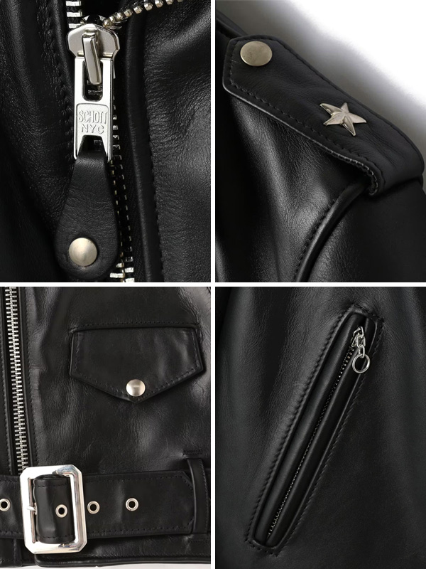Schott N.Y.C ショット ワンスター ライダースジャケット 本革 Schott N.Y.C ショット ワンスター ライダースジャケット 本革