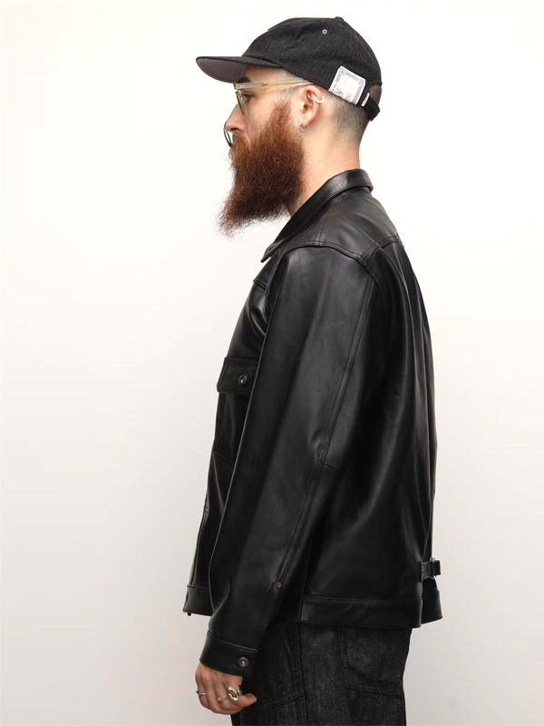 CRIME×SCHOTT Perfecto ウールレザージャケット XL CRIME×SCHOTT