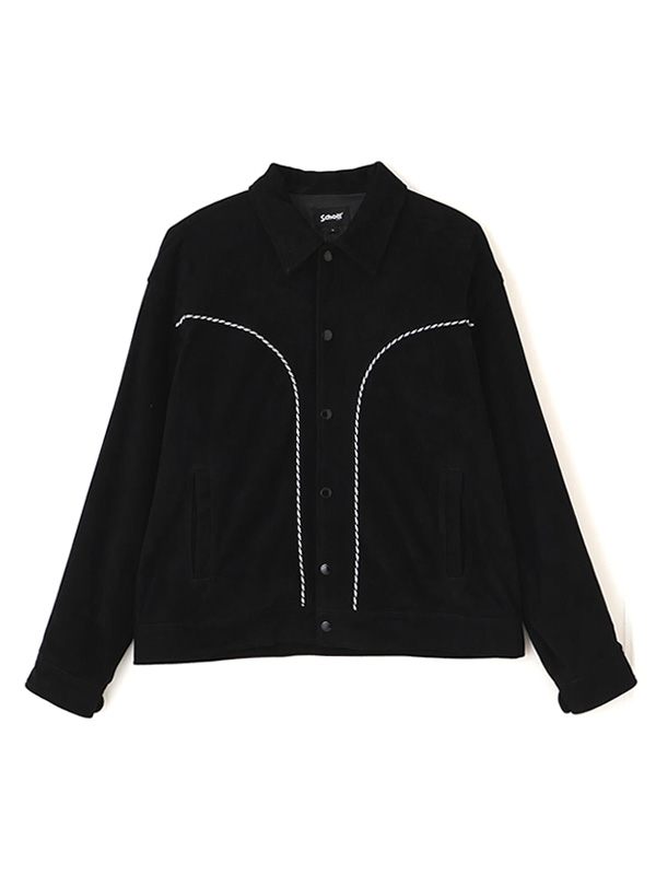 Schott ブラック スエードジャケット　USA製 中古・古着通販】Schott (ショット) バイカー スウェードプルオーバー