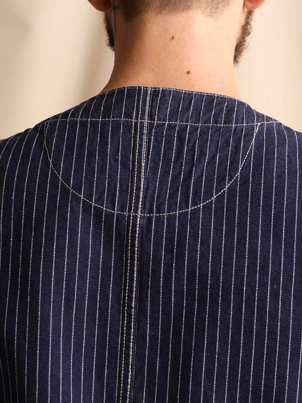 Schott ストライプ柄 ベスト Mサイズ SCHOTT / ショット】 OLD HICKORY DENIM VEST / オールド