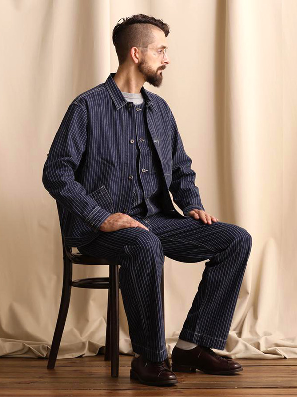 Schott ショット ヒッコリー ストライプ デニム ジャケット メンズ OLD HICKORY DENIM JACKET オールド ヒッコリー デニム ジャケット ゆったり 7825952003 SCHOTT（ショット） ヒッコリー ストライプ デニム ジャケット メンズ