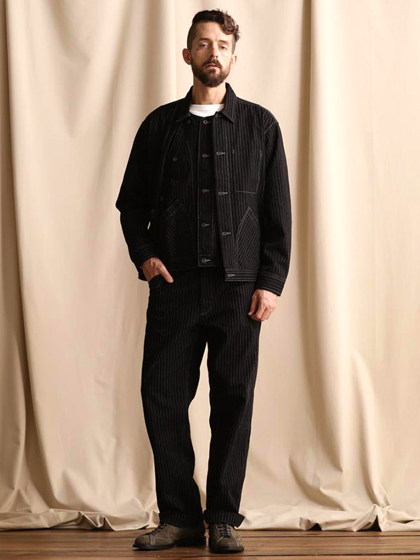 SCHOTT（ショット） ヒッコリー ストライプ デニム ジャケット メンズ