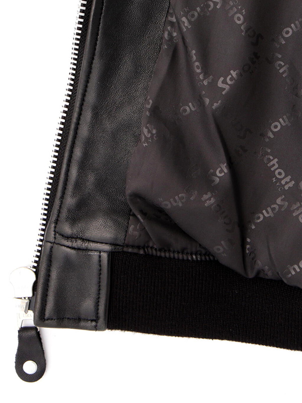 Schott ショット レザー ジャケット MA-1 バワリー 羊革 ラム SCHOTT（ショット） レザー ジャケット MA-1 バワリー 羊革 ラム