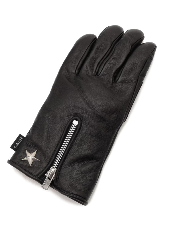 Schott N.Y.C ショット 手袋 メンズ WINTER ZIP GLOVE