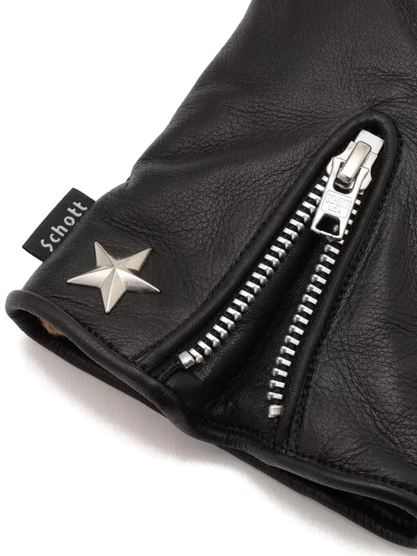 Schott N.Y.C ショット 手袋 メンズ WINTER ZIP GLOVE