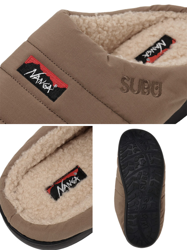 【在庫処分】NANGA SUBU スブ サンダル 2023 スリッパ メンズ レディース ナンガ 難燃素材 タキビ TAKIBI WINTER SANDAL｜rodeobros｜14