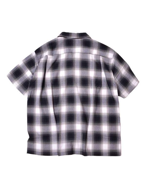 SUGAR CANE シュガーケーン オンブレー シャツ 半袖 メンズ RAYON OMBRE CHECK SS OPEN SHIRT SC39297｜rodeobros｜03
