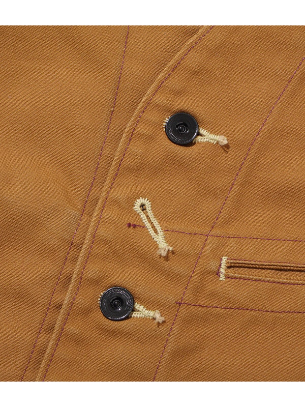 SUGAR CANE シュガーケーン　ワークベスト　ダックベスト　アメリカ製　L SUGAR CANE シュガーケーン ベスト メンズ レディース おしゃれ 綿 前