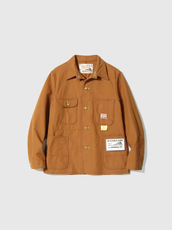 SUGAR CANE シュガーケーン ジャケット メンズ 13oz. BROWN DUCK WORK