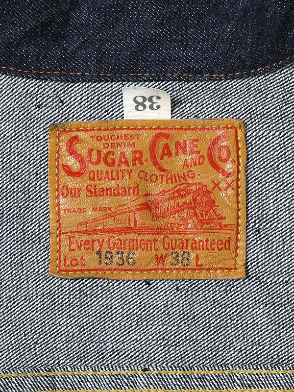 SUGAR CANE シュガーケーン デニム ジャケット 1st 13オンス デニムブラウス ワークジャケット SC11936の画像