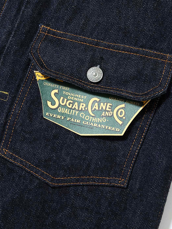 SUGAR CANE シュガーケーン デニム ジャケット 1st 13オンス デニムブラウス ワークジャケット SC11936の画像