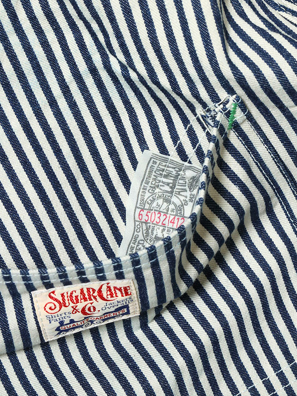 SUGAR CANE シュガーケーン ワークパンツ メンズ デニム ヒッコリー