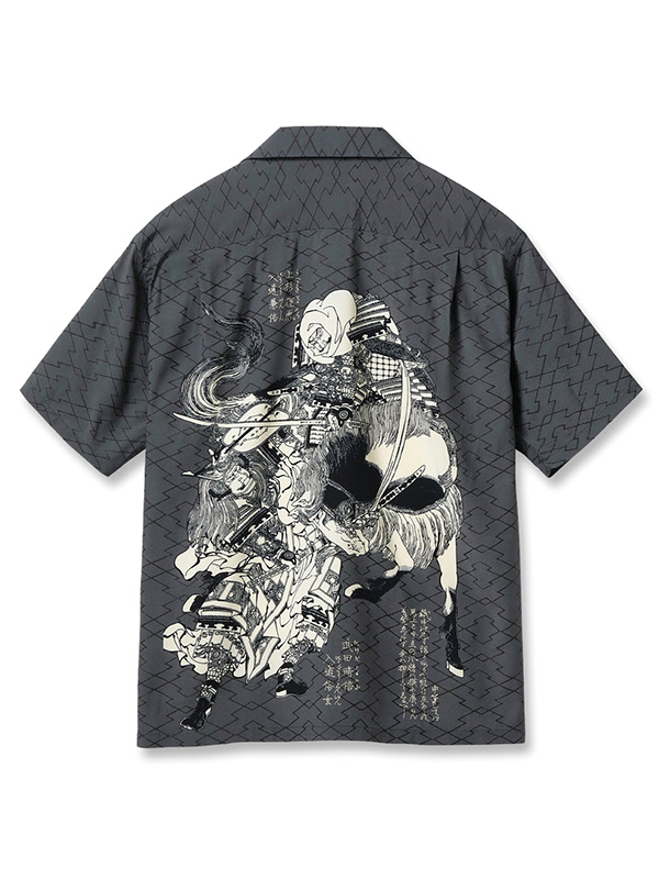 SUN SURF 北斎デザイン アロハシャツ SUN SURF / SUN SURF × 葛飾北斎 SPECIAL EDITION “画本武蔵鐙”