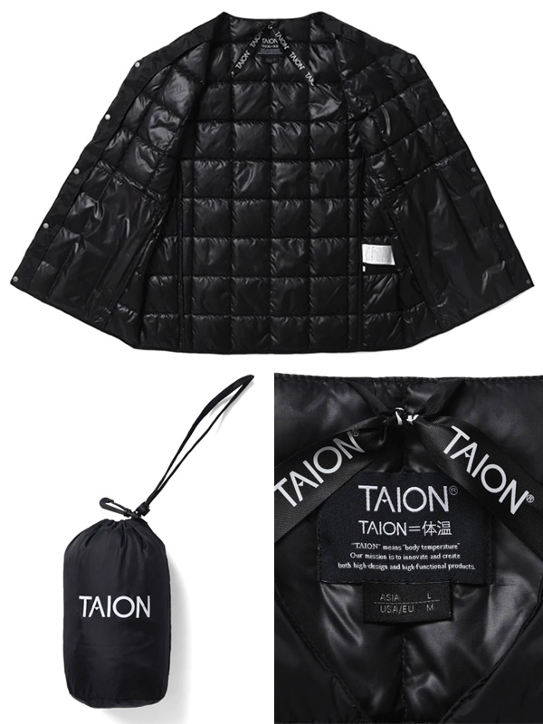 TAION（タイオン） インナーダウン レディース メンズ 大きいサイズ