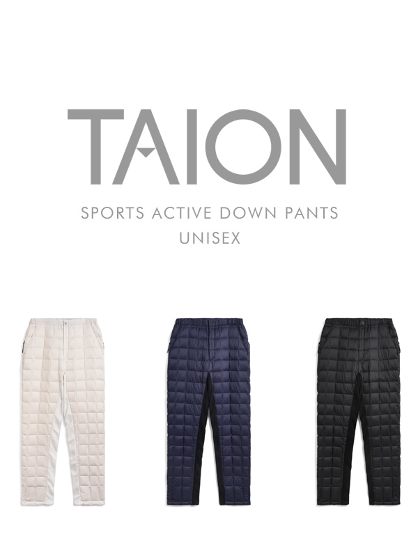TAION（タイオン） ダウンパンツ メンズ レディース 大きいサイズ