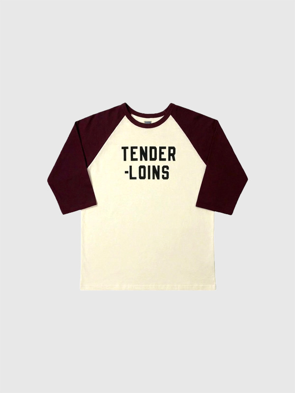 b*d様 TENDERLOINS ラグランTシャツ TENDERLOIN（テンダーロイン） Tシャツ 7分袖 ラグランスリーブ 綿 100