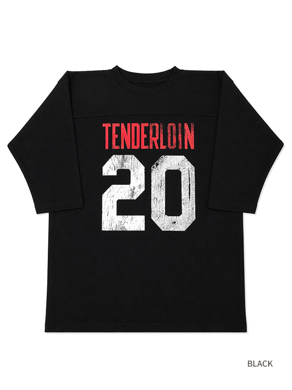 TENDERLOIN（テンダーロイン） Tシャツ フットボール 7分袖