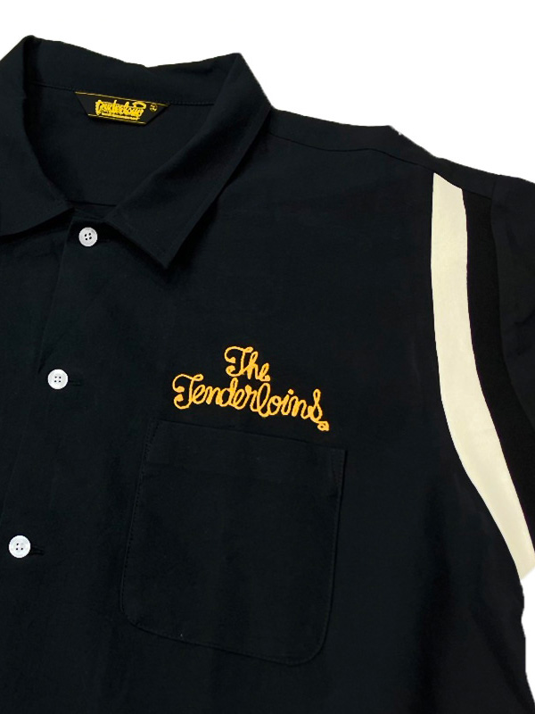 TENDERLOIN（テンダーロイン） ボーリング シャツ LOGO EMBROIDERY