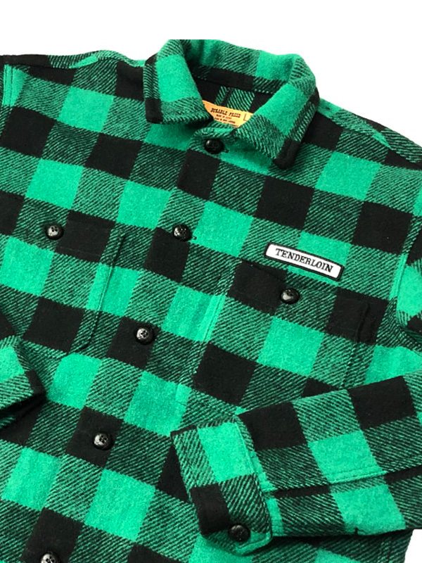 テンダーロイン　バッファロージャケット　M 未使用 TENDERLOIN（テンダーロイン） バッファロー ジャケット チェック