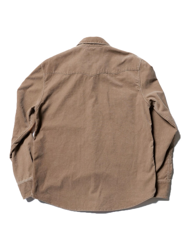 TMT コーデュロイ ウエスタン シャツ メンズ レディ―ス 長袖 おしゃれ