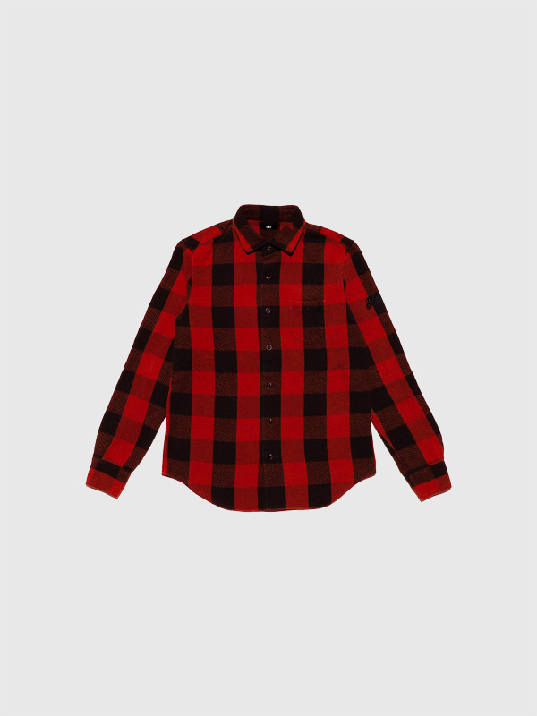 TMT バッファロー チェック シャツ メンズ レディ―ス 長袖 おしゃれ