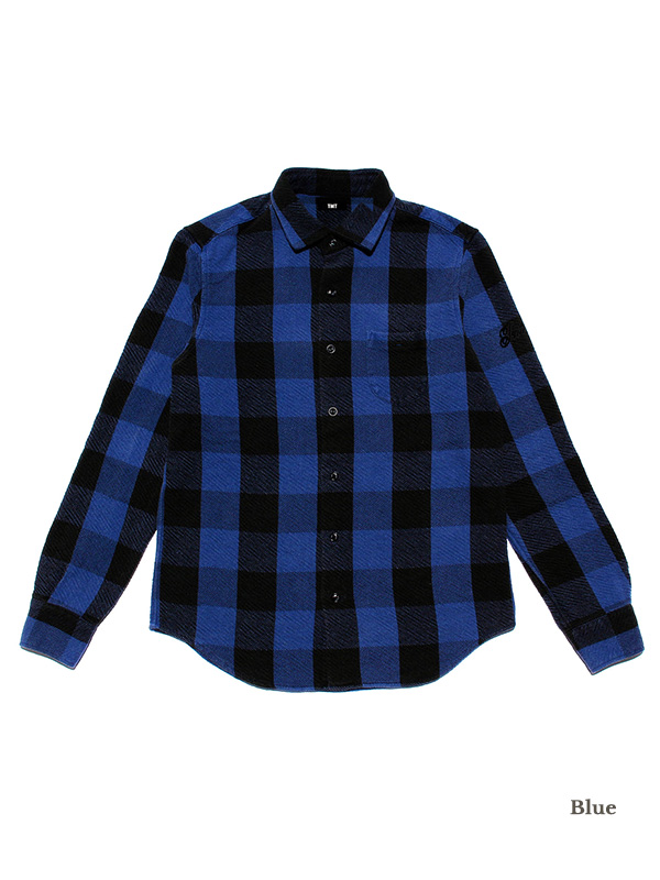 TMT バッファロー チェック シャツ メンズ レディ―ス 長袖 おしゃれ