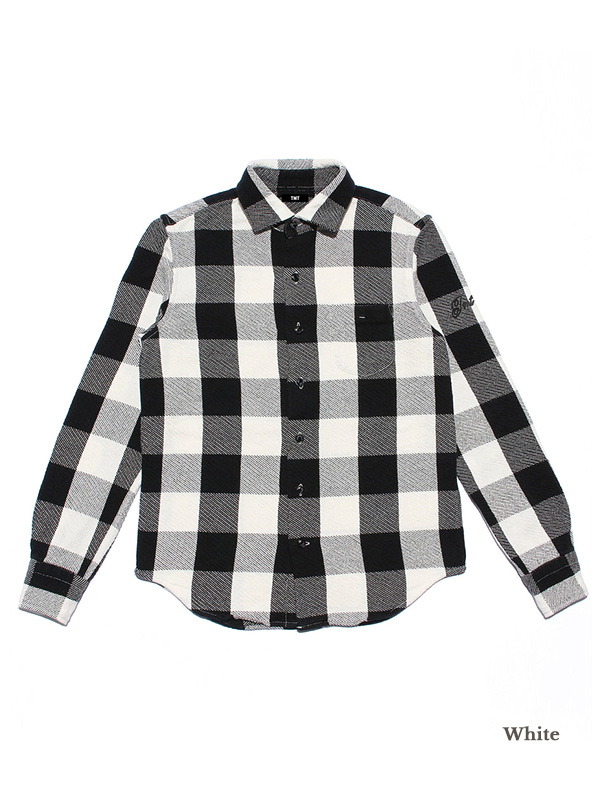 TMT バッファロー チェック シャツ メンズ レディ―ス 長袖 おしゃれ