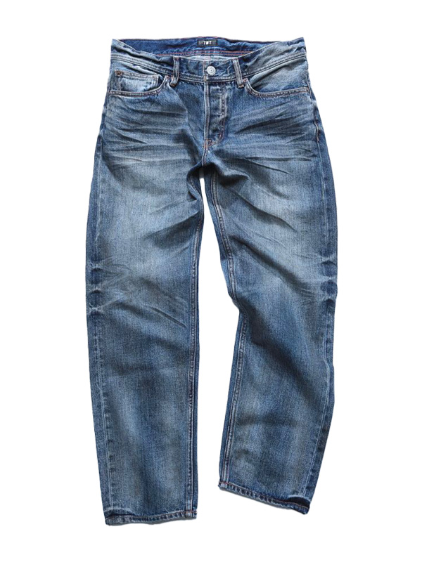 TMT デニム パンツ メンズ レディ―ス 12oz SOFT DENIM 5P STRAIGHT