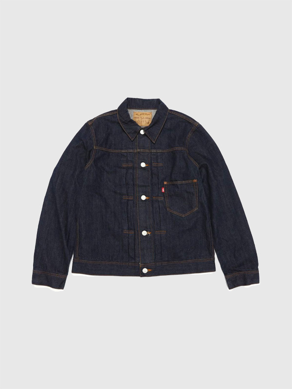 美品　濃紺　Trucker JACKET 1st 大戦モデル デニムジャケット TMT デニム ジャケット メンズ 大戦モデル 1st HQ DENIM TRUCKER