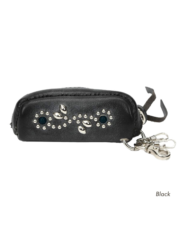 TMT レザー キーケース 本革 メンズ レディース STUDS LEATHER KEY