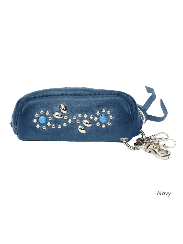 TMT レザー キーケース 本革 メンズ レディース STUDS LEATHER KEY