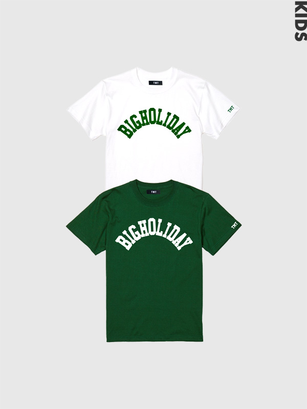 TMT TMT Tシャツ キッズ BIGHOLIDAY 綿 100% 半袖 日本製 TCSF25SP02