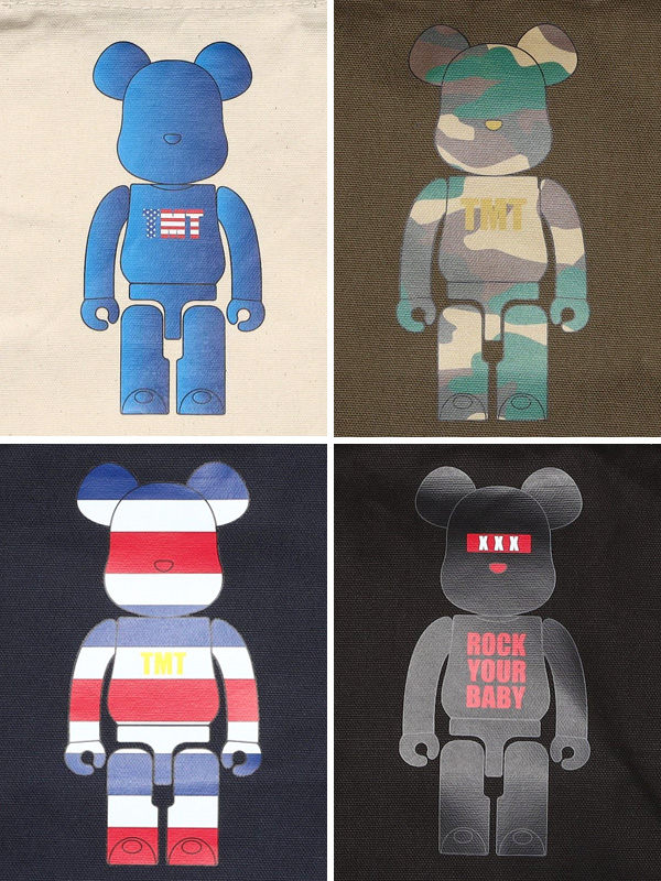TMT BE@RBRICK TMT ベアブリック クマ コラボ トートバッグ メンズ