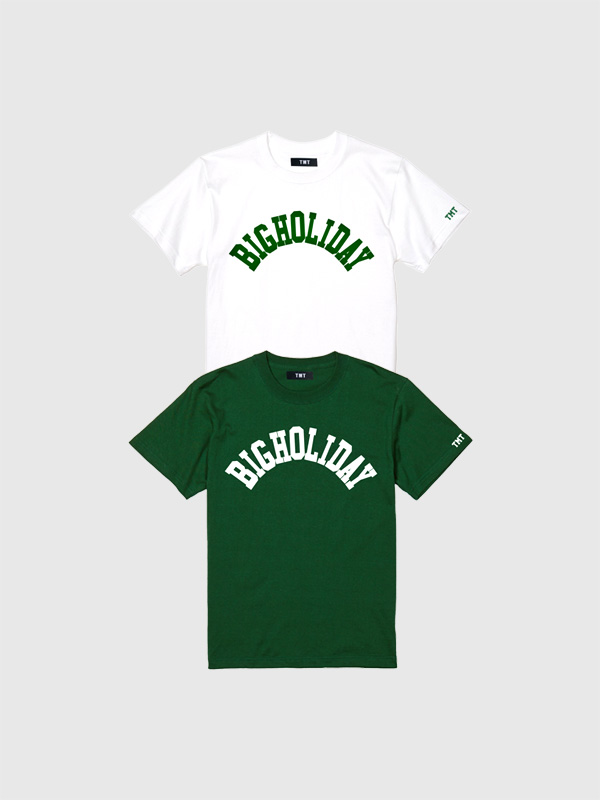 TMT TMT Tシャツ BIGHOLIDAY 綿 100% 半袖 日本製 TCSF25SP02 5.6oz