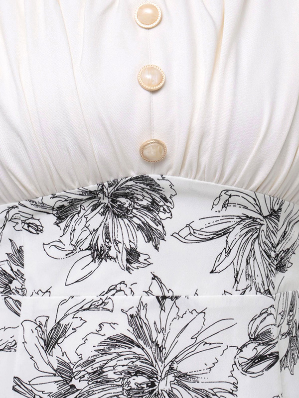 RESEXXY（リゼクシー） フロント ギャザー マーメイド ワンピース 長袖