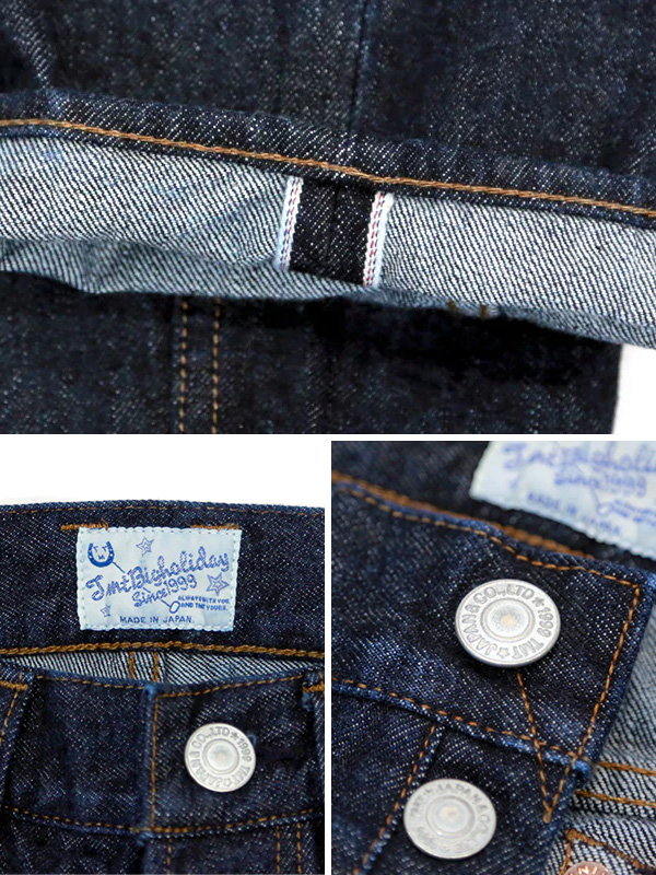 TMT デニム パンツ メンズ レディ―ス TYPE 501XX 日本製 HQ DENIM 5P