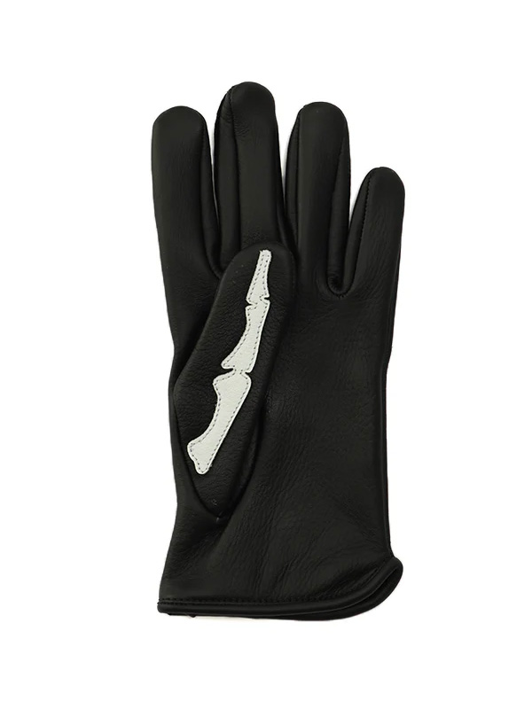 Vanson レザーグローブ Mサイズ フレイムデザイン VANSON（バンソン） × MASTERMIND WORLD BONE GLOVES CUSTOM マスター