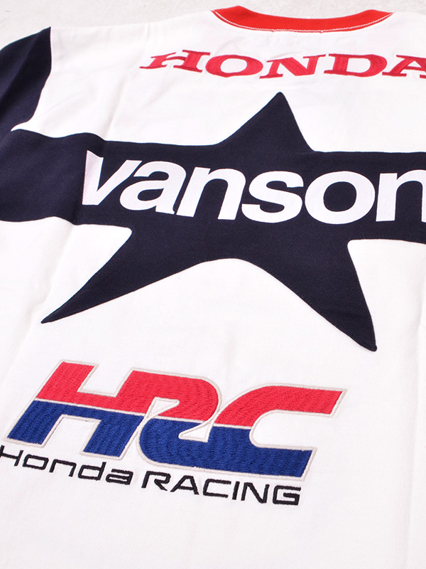 VANSON（バンソン） 【在庫処分】VANSON HONDA ホンダ Tシャツ メンズ