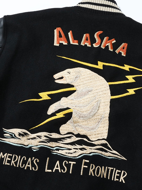 WHITESVILLE ホワイツビル スタジャン ブランド 白熊 アラスカ 港商