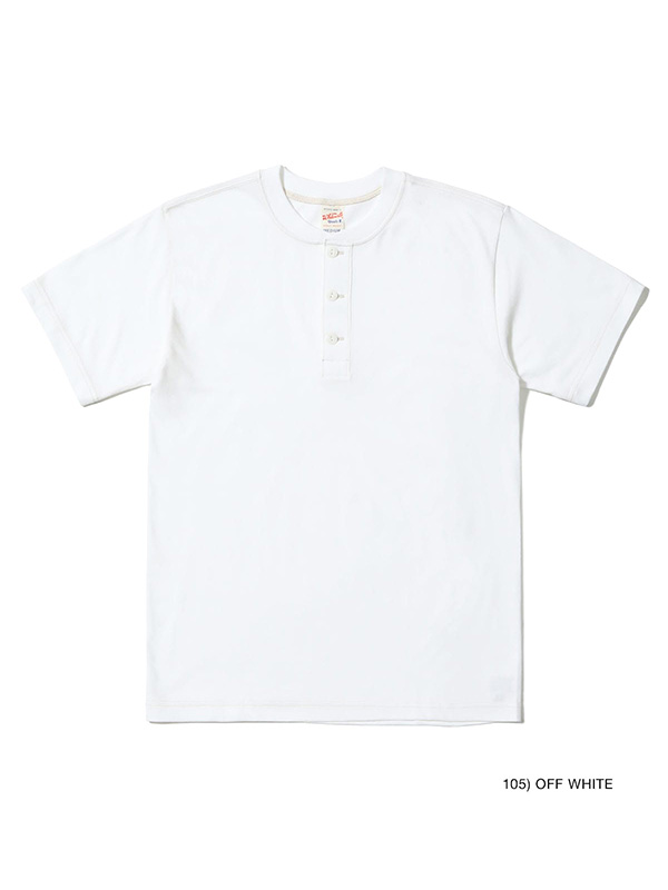 WHITESVILLE ホワイツ ビル Tシャツ パックT ヘンリーネック 半袖 綿
