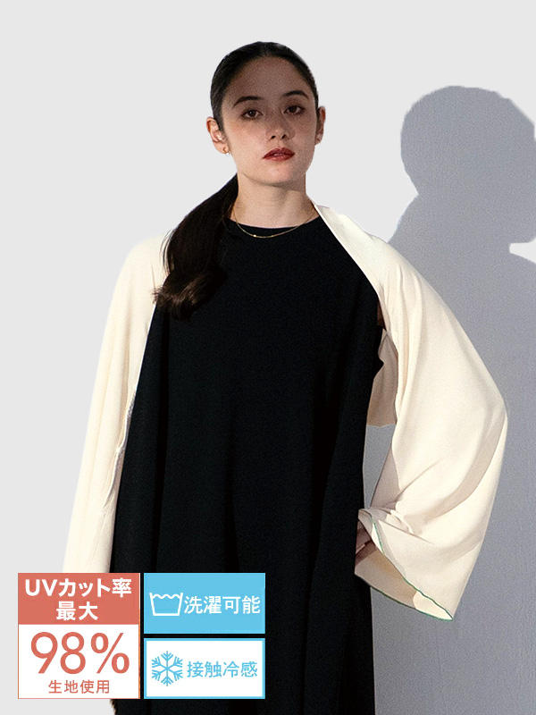 Wpc. 【ネコポス送料無料】Wpc 接触冷感 UVカット 3way ショール