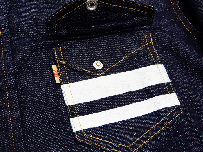 桃太郎ジーンズ（MOMOTARO JEANS） ウエスタンシャツ 出陣ライン 8oz