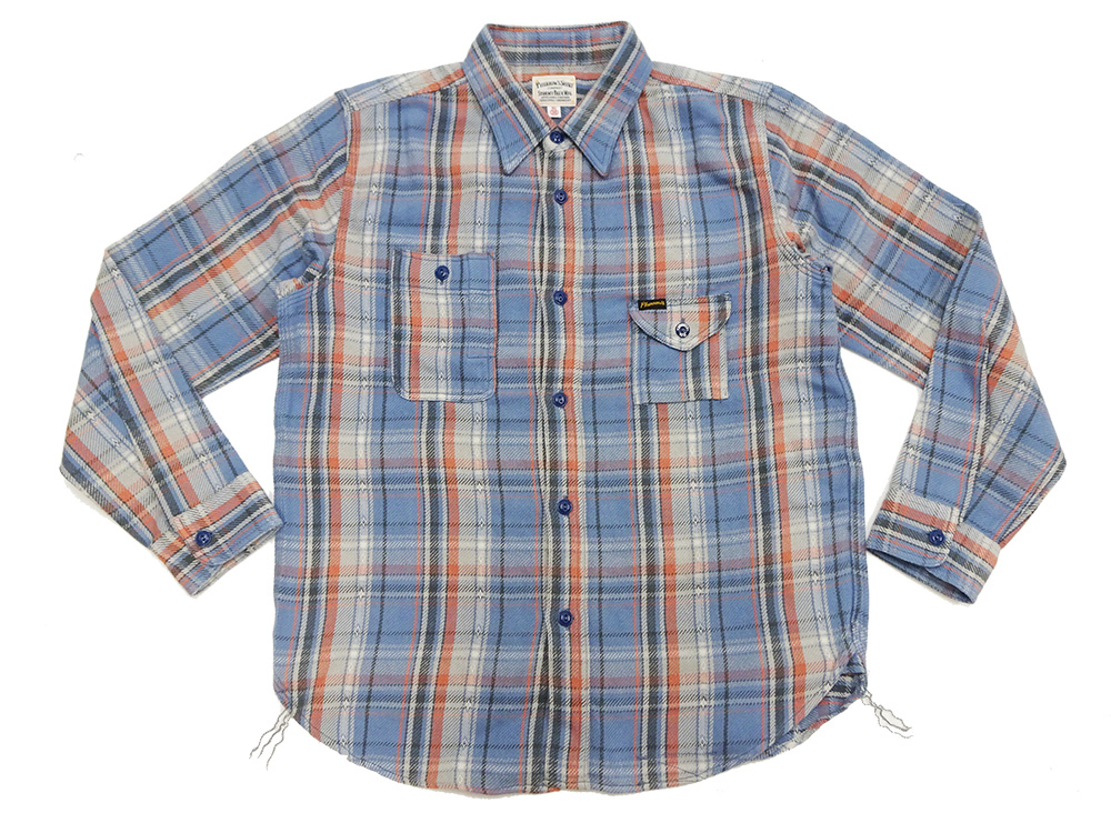 【美品】Pherrows フランネルシャツ Mサイズ相当 Pherrow's（フェローズ） フランネル チェックシャツ ヘビーネル 長袖