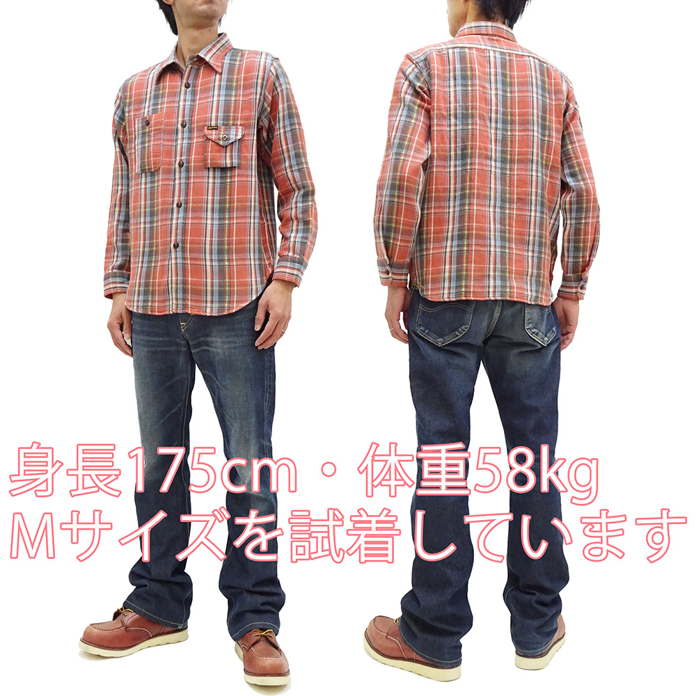 Pherrow's（フェローズ） チェックネル ワークシャツ フランネル 長袖
