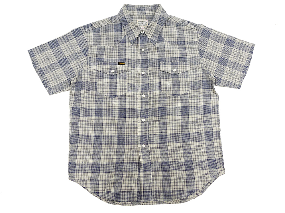 Pherrow's（フェローズ） ウエスタン チェックシャツ Pherrows 先染め